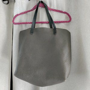 Madewell grey transport tote